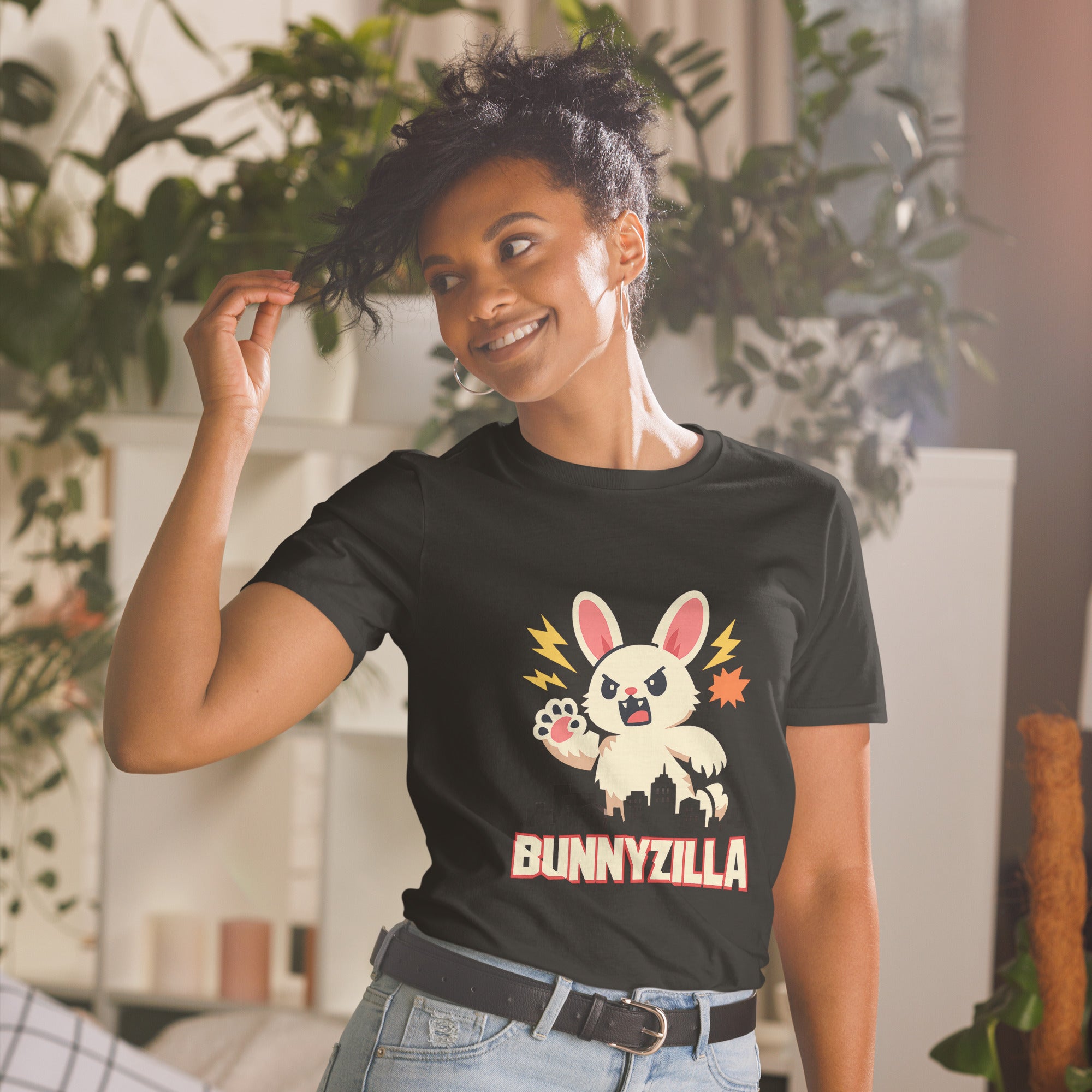 Bunnyzilla - Short-Sleeve Unisex T-Shirt | Bolt and Seam